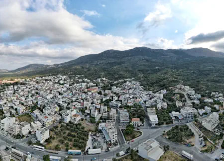 Neapoli Town from the air