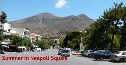 Phot of Neapoli Square in Summer