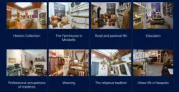 Image of the exhibits in Folklore Museum and link to their page